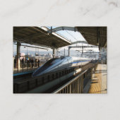Shinkansen uit de 500-reeks 新 線 Bullet Train Visitekaartje (Achterkant)
