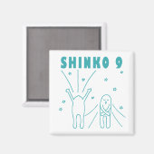 "Shinko 9" Deep Breathing Magneet (Voorkant / Achterkant)