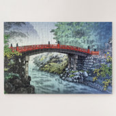 Shinkyo Bridge bij Nikko van Tsuchiya Koitsu Legpuzzel (Horizontaal)