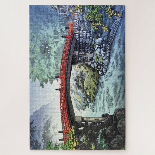 Shinkyo Bridge bij Nikko van Tsuchiya Koitsu Legpuzzel (Verticaal)