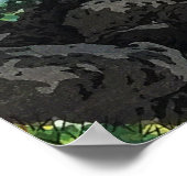 Shinkyo Bridge bij Nikko van Tsuchiya Koitsu Poster (Hoek)