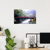 Shinkyo Bridge, Nikko, Japan Poster (Thuiskantoor)