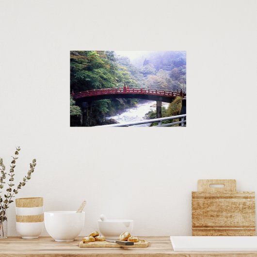 Shinkyo Bridge, Nikko, Japan Poster (Keuken)