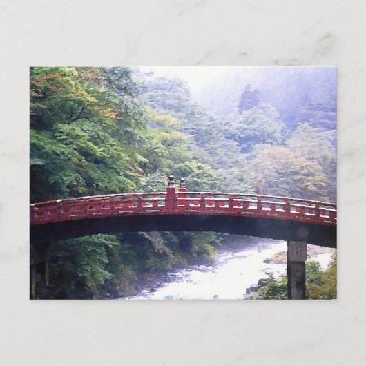 Shinkyo brug Nikko Japan Briefkaart (Voorkant)