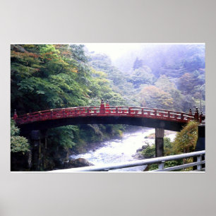 Shinkyo-brug, Nikko, Japan Poster