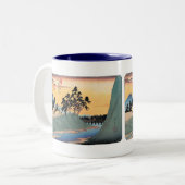 Shinmachi Tweekleurige Koffiemok (Voorkant links)