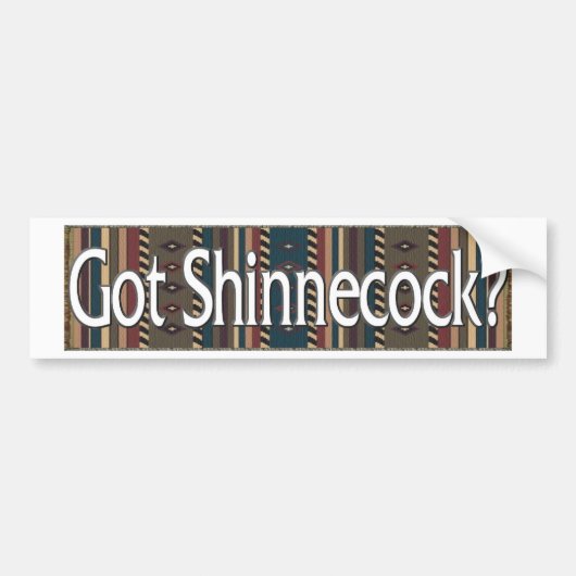 Shinnecock Bumpersticker (Voorkant)