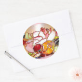Shinning Flowers Glass Art Stickers (Envelop)