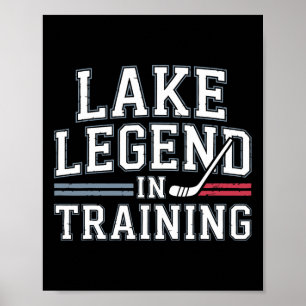 Shinny Lake Legend Pond Hockey  Poster