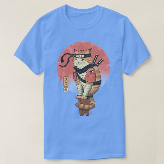 Shinobi Cat T-shirt (Design voorkant)