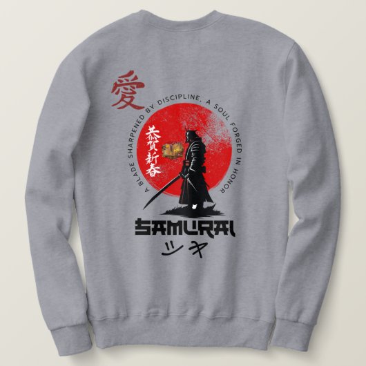Shinobi - Het Samurai Warrior T-shirt | T-Shirt (Design achterkant)