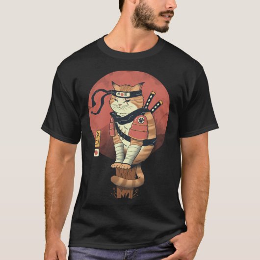 Shinobi Kat T-shirt (Voorkant)