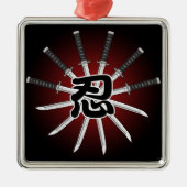 Shinobi Metalen Ornament (Voorkant)