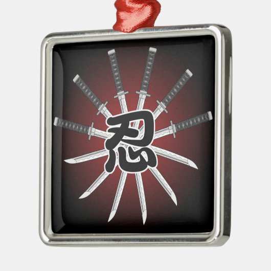 Shinobi Metalen Ornament (Links)