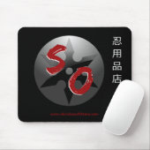 Shinobi Outfitters Kanji & Logo Mousepad 2 Muismat (Met muis)