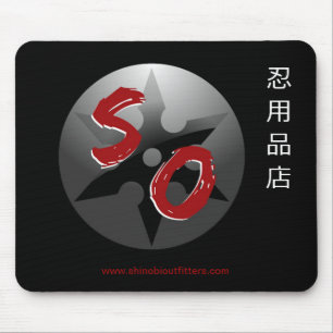 Shinobi Outfitters Kanji & Logo Mousepad 2 Muismat