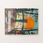 Shinojima reisposter kaart legpuzzel (Horizontaal)