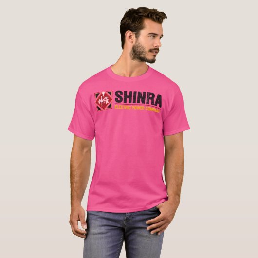 Shinra Electric Power Company (variant) T-shirt (Voorkant volledig)