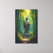 Shinrin no Hotoke (Boeddha van het bos) Canvas Afdruk (Voorkant)