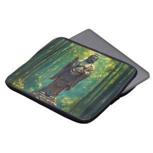 Shinrin no Hotoke (Boeddha van het bos) Laptop Sleeve