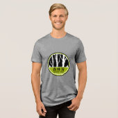 Shinrin Yoku Forest Bathing Tri-Blend Shirt (Voorkant volledig)