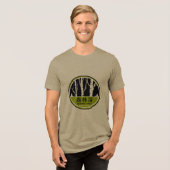Shinrin Yoku Forest Bathing Tri-Blend Shirt (Voorkant volledig)