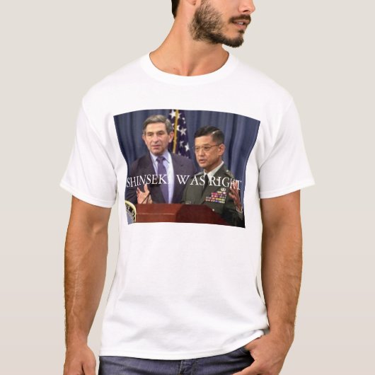 Shinseki had gelijk t-shirt (Voorkant)