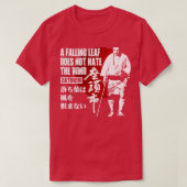 SHINTARO KATSU KLASSIEKE SAMURAI ZATOICHI CITAAT T-SHIRT (Design voorkant)