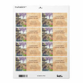 Shinto en zijn architectuur, Kameido Bridge Kawase Etiket (Full Sheet)