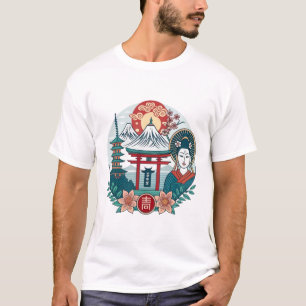 SHINTO-GODEN EN HEILIGDOMMEN T-SHIRT