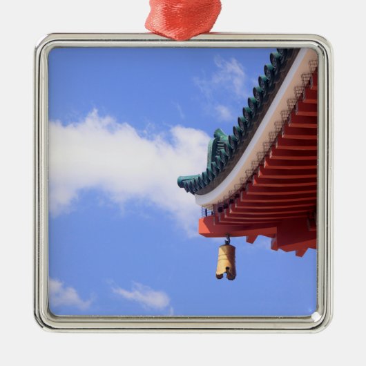 Shinto-heiligdomdak Metalen Ornament (Voorkant)