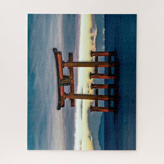 Shinto Shrine-Torii-Japanse poort Legpuzzel (Verticaal)
