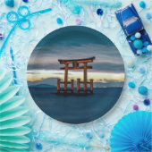 Shinto Shrine-Torii-Japanse poort Papieren Bordje (Feest)