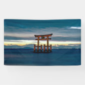 Shinto Shrine-Torii-Japanse poort Spandoek (Horizontaal)