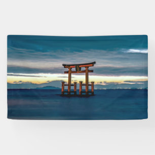 Shinto Shrine-Torii-Japanse poort Spandoek