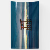 Shinto Shrine-Torii-Japanse poort Spandoek (Verticaal)