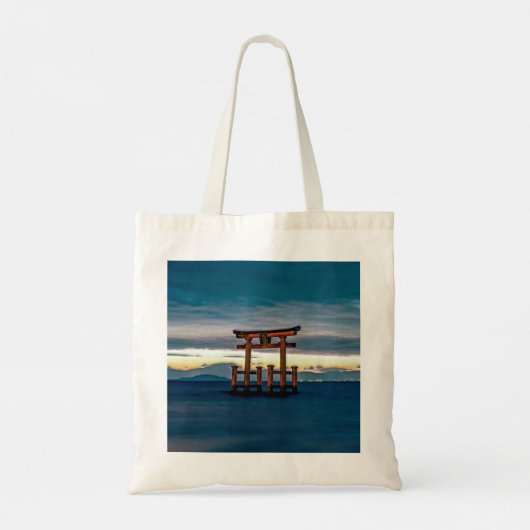 Shinto Shrine-Torii-Japanse poort Tote Bag (Achterkant)
