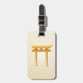 Shinto Symbool 2" x 3.5" Bagagelabel (Voorkant verticaal)