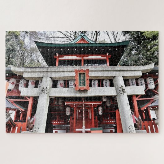 shinto tempel puzzel (Horizontaal)