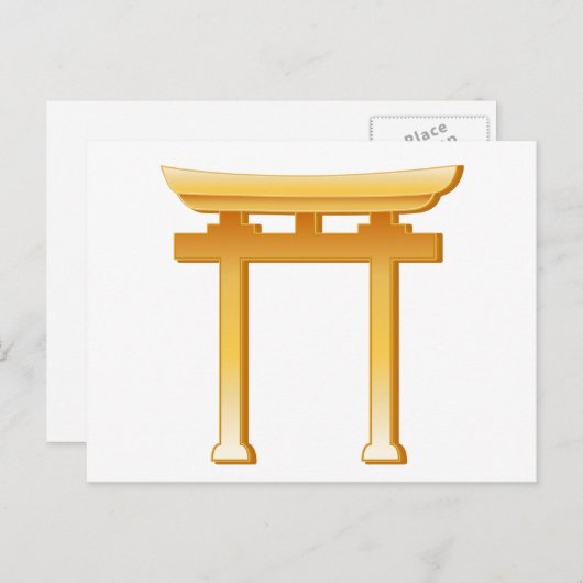 Shinto Torii Gate Briefkaart (Voorkant / Achterkant)