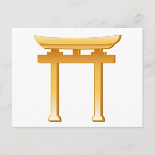 Shinto Torii Gate Briefkaart (Voorkant)