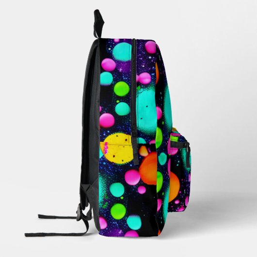 shiny Abstract art Bedrukte Rugzak (Links)