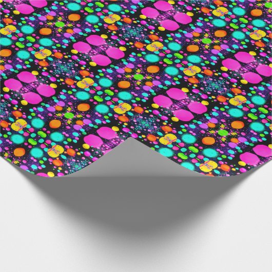 shiny Abstract art Cadeaupapier (Hoek)