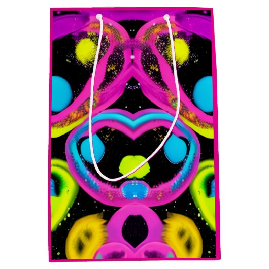 shiny Abstract art Medium Cadeauzakje (Voorkant)