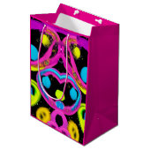 shiny Abstract art Medium Cadeauzakje (Voorkant Gekanteld)
