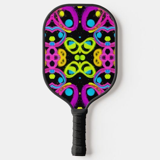shiny Abstract art Pickleball Paddle (Achterkant)