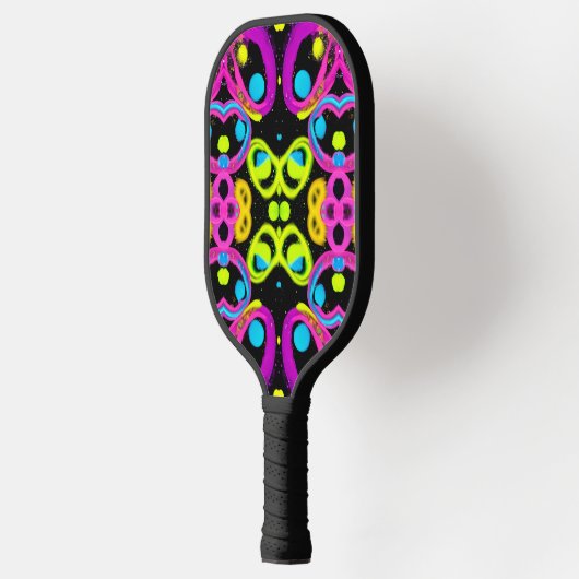 shiny Abstract art Pickleball Paddle (Links)