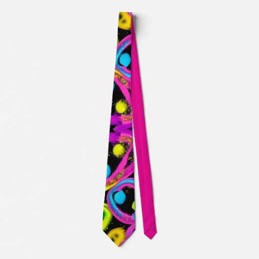 shiny Abstract art Stropdas (Voorkant)