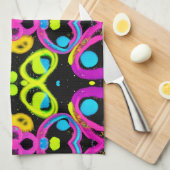 shiny Abstract art Theedoek (Quarter Fold)