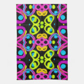 shiny Abstract art Theedoek (Verticaal)